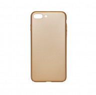 Пластиковая накладка soft-touch с защитой торцов Joyroom для Apple iPhone 7 plus (5.5") Золотой