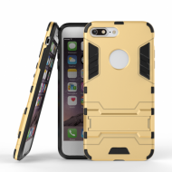 Ударопрочный чехол-подставка Transformer для Apple iPhone 7 plus (5.5") с мощной защитой корпуса Золотой / Champagne Gold