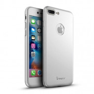 Чехол iPaky 360 градусов для Apple iPhone 7 plus (5.5") (+ стекло на экран) Серебряный