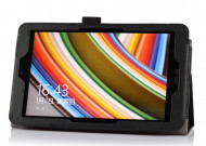 Кожаный чехол-книжка TTX с функцией подставки для Asus VivoTab NOTE 8 M80TA Черный