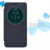 Кожаный чехол (книжка) Nillkin Sparkle Series для Asus Zenfone Go (ZC500TG) Черный