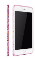 Металлический бампер Lofter Cutie Series для Apple iPhone 5/5S/SE Котик