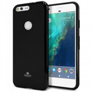 TPU чехол Mercury Jelly Color series для Google Pixel XL Черный