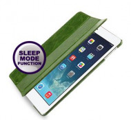 Кожаный чехол (книжка) TETDED Lava Series для Apple IPAD AIR Зеленый / Olive green