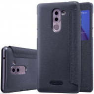 Кожаный чехол (книжка) Nillkin Sparkle Series для Huawei Honor 6X / Mate 9 Lite / GR5 2017 Черный