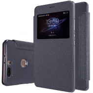 Кожаный чехол (книжка) Nillkin Sparkle Series для Huawei Honor V8 Черный
