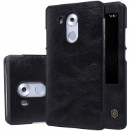 Кожаный чехол (книжка) Nillkin Qin Series для Huawei Mate 8 Черный