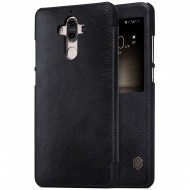 Кожаный чехол (книжка) Nillkin Qin Series для Huawei Mate 9 Черный