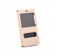 Чехол (книжка) с PC креплением для Huawei P8 Lite Золотой