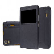 Кожаный чехол (книжка) Nillkin Sparkle Series для Lenovo A7000/K3 Note/K50T Черный