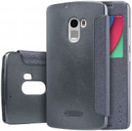 Кожаный чехол (книжка) Nillkin Sparkle Series для Lenovo Vibe X3 Lite (A7010) / K4 Note Черный