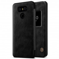 Кожаный чехол (книжка) Nillkin Qin Series для LG G6 H870 / H870DS Черный