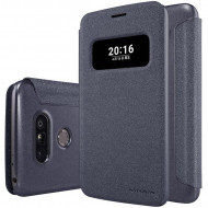 Кожаный чехол (книжка) Nillkin Sparkle Series для LG H860 G5 / H845 G5se Черный