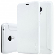 Кожаный чехол (книжка) Nillkin Sparkle Series для Meizu M3 / M3 mini / M3s Белый