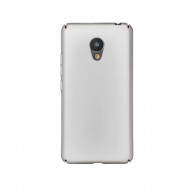Пластиковая накладка soft-touch с защитой торцов Joyroom для Meizu M3 / M3 mini / M3s Серебряный