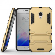Ударопрочный чехол-подставка Transformer для Meizu M3 / M3 mini / M3s с мощной защитой корпуса Золотой / Champagne Gold