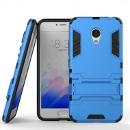 Ударопрочный чехол-подставка Transformer для Meizu M3 / M3 mini / M3s с мощной защитой корпуса Синий / Navy