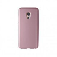 Пластиковая накладка soft-touch с защитой торцов Joyroom для Meizu Pro 6 Розовый