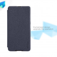 Кожаный чехол (книжка) Nillkin Sparkle Series для Microsoft Lumia 650 Черный