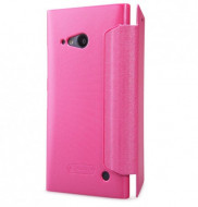 Кожаный чехол (книжка) Nillkin Sparkle Series для Microsoft Lumia 730/735 Розовый