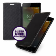 Кожаный чехол (книжка) TETDED для OnePlus 2 Черный / Black