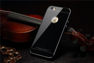 Металлический бампер Luphie с акриловой вставкой для Apple iPhone 6/6s (4.7") Черный / Черный