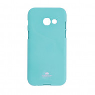 TPU чехол Mercury Jelly Color series для Samsung A320 Galaxy A3 (2017) Бирюзовый