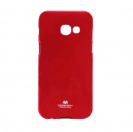 TPU чехол Mercury Jelly Color series для Samsung A320 Galaxy A3 (2017) Красный