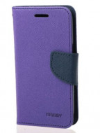 Чехол (книжка) Mercury Fancy Diary series для Samsung A320 Galaxy A3 (2017) Фиолетовый / Синий