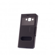 Чехол (книжка) с TPU креплением для Samsung A500H / A500F Galaxy A5 Черный