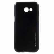 TPU чехол Mercury iJelly Metal series для Samsung A520 Galaxy A5 (2017) Черный