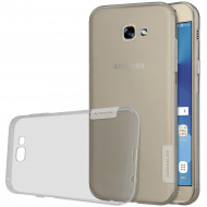TPU чехол Nillkin Nature Series для Samsung A520 Galaxy A5 (2017) Серый (прозрачный)