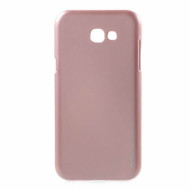 TPU чехол Mercury iJelly Metal series для Samsung A720 Galaxy A7 (2017) Rose Gold
