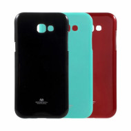 TPU чехол Mercury Jelly Color series для Samsung A720 Galaxy A7 (2017) Красный