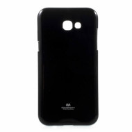 TPU чехол Mercury Jelly Color series для Samsung A720 Galaxy A7 (2017) Черный