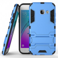 Ударопрочный чехол-подставка Transformer для Samsung A720 Galaxy A7 (2017) с мощной защитой корпуса Синий / Navy