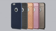 Пластиковая накладка Rock Pattern Series для Apple iPhone 6/6s (4.7") Золотой / Champagne gold