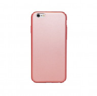Пластиковая накладка soft-touch с защитой торцов Joyroom для Apple iPhone 6/6s (4.7") Розовый