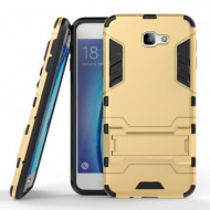 Ударопрочный чехол-подставка Transformer для Samsung G610F Galaxy J7 Prime с мощной защитой корпуса Золотой / Champagne Gold