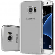 TPU чехол Nillkin Nature Series для Samsung G935F Galaxy S7 Edge Серый (прозрачный)