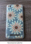 TPU чехол матовый soft touch color для Samsung G950 Galaxy S8 Крупные Ромашки