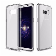 TPU+PC чехол Rock Pure Series для Samsung G950 Galaxy S8 Черный / Transparent black