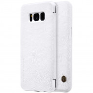 Кожаный чехол (книжка) Nillkin Qin Series для Samsung G950 Galaxy S8 Белый