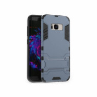 Ударопрочный чехол-подставка Transformer для Samsung G950 Galaxy S8 с мощной защитой корпуса Серый / Metal slate