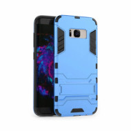 Ударопрочный чехол-подставка Transformer для Samsung G950 Galaxy S8 с мощной защитой корпуса Синий / Navy