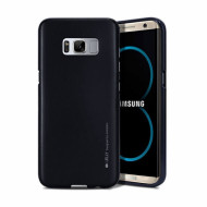 TPU чехол Mercury iJelly Metal series для Samsung G955 Galaxy S8 Plus Черный