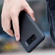TPU чехол Rock Origin Series (Textured) для Samsung G955 Galaxy S8 Plus Черный / Black