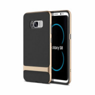 TPU+PC чехол Rock Royce Series для Samsung G955 Galaxy S8 Plus Черный / Золотой