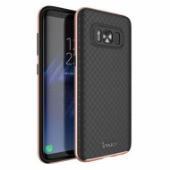 Чехол iPaky TPU+PC для Samsung G955 Galaxy S8 Plus Черный / Rose Gold