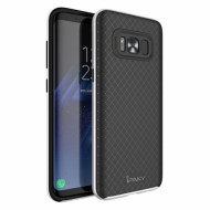 Чехол iPaky TPU+PC для Samsung G955 Galaxy S8 Plus Черный / Серебряный